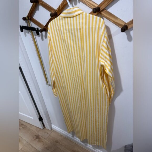 THE FRANKIE SHOPCala Striped Cotton-poplin Midi Shirt Dress - Picture 12 of 12